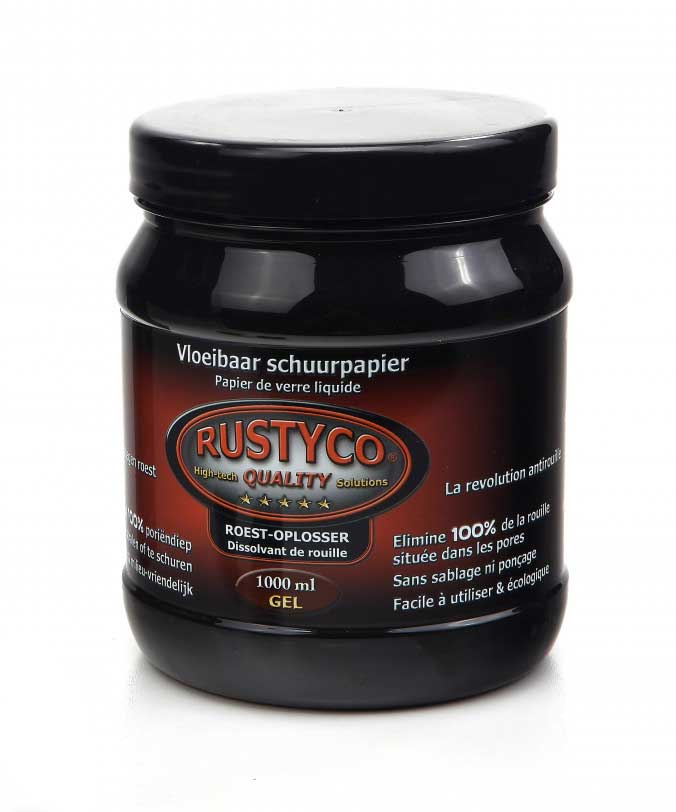 Rustyco - GEL - výkonný odstraňovač hrdze, gél pre aplikáciu štetcom, 1l