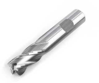 Fréza z rýchloreznej ocele a 8% kobaltu HSS-Co, 4 čepieľky, driek 16 mm, priemer 20 mm