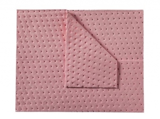 Chemická sorpčná rohož - spevnený perforovaný sorbent, 100 ks, RA