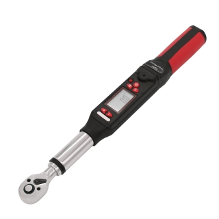 Momentový kľúč 3/8'' 27-135 Nm, digitálny s nastavením uhla, Welzh