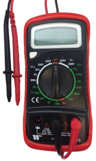 Profesionálny digitálny multimeter, mnoho funkcií, Welzh