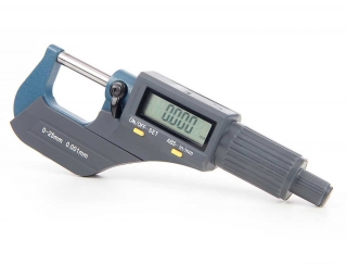 Digitálny vonkajší mikrometer odolný voči kvapalinám, rozsah 25 - 50 mm
