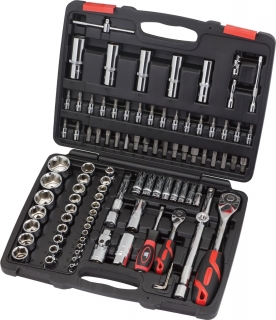 Gola sada 1/4" a 1/2", hlavice a bity, 95 dielov, Welzh
