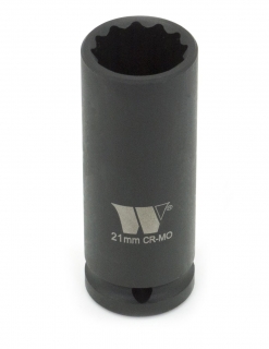Hlavica nástrčná 1/2", 12 hrán, 18 mm, CrMo, Welzh