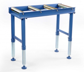 TrueTech 1000 - valčekový dopravník / podávací stojan s rolnami, výška 650 - 950 mm, nosnosť až 360 kg