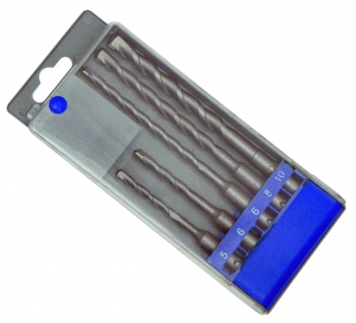 Vrtáky SDS Plus 5-10 mm, súprava 5 dielov, Triumf