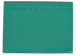 Obojstranná odolná podložka na rezanie s geometrickými vzormi pre A2, 60 x 45 cm