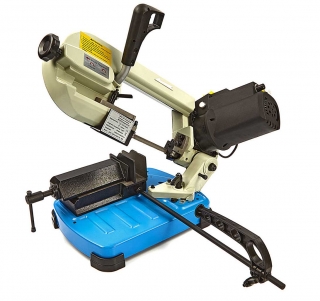 TrueTech 125, prenosná pásová píla na kov, vario otáčky, 25 kg