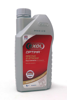 Exol Optima Racing 2 Stroke, plne syntetický olej do benzínu pre dvojtaktové motory, 1l
