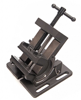 Liatinový strojný zverák výklopný - šírka čeľustí 100 mm
