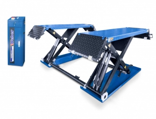 Mobilný 3,5 tonový nožnicový hydraulicko-elektrický auto-zdvihák, Weber EXPERT SH-3500, 400V