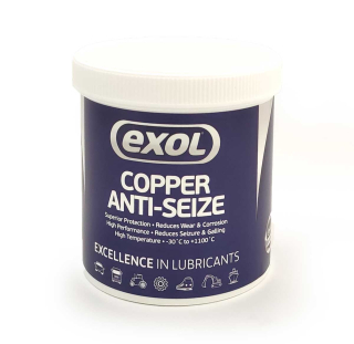 Exol Copper grease - vazelína s meďou zamedzujúcou zatuhnutiu a hrdzaveniu, 500g