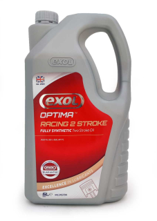 Exol Optima Racing 2 Stroke, plne syntetický olej do benzínu pre dvojtaktné motory, 5l