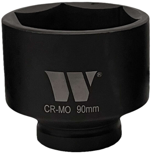 Hlavica nástrčná 1", 6 hrán, pre rázové uťahovače, CrMo, 90 mm, Welzh