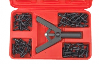 Kliešte nitovacie pre plastové nity sada 81 dielov, Triumf