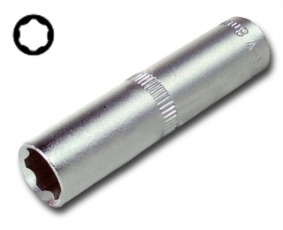 Hlavica nástrčná 1/4", Super-Lock, predĺžená, CrV, 7 mm, Triumf