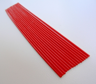 Tyčinka zváracia, polyetylénová (PE), priemer 3,2 mm, 4,5 m, červená, Triumf