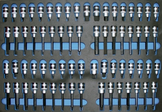 Modul zástrčných hlavíc, 1/2", 87 dielov, 565 x 395 x 35 mm, Triumf