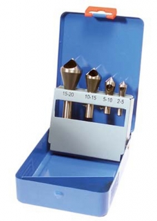 Záhlbníky - sada 4 diely, HSS, s priečnym otvorom, Condor Werkzeug