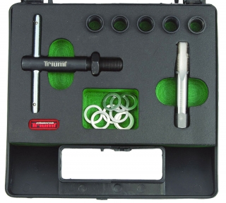 Súprava na opravu závitov olejových výpustí M14x1.5 a M16x1.5 - 17ks, Triumf