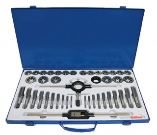 Závitová sada 45 dielov, M6 - M24, štandardné a jemné stúpanie, Triumf