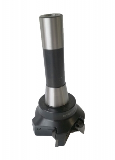 Frézovací nástroj s VBD - priemer 75 mm, 5 čepieľok, kužeľ R8, Warco