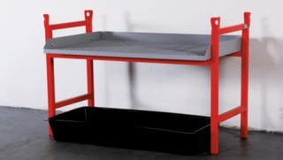 Stojan s roštom (140,5 x 61 x 93 cm), RA
