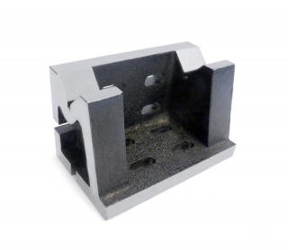 Presná brúsená liatinová upínacia doska a V-blok, 150 x 100 x 100 mm, Warco