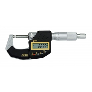 Mikrometer strmeňový digitálny, DIN 863, s výstupom dát, IP65 (25 - 50 mm), KM