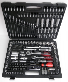 Gola sada 1/4"-3/8 -1/2" Super-Lock 4-32mm, račňové kl. 215 dielov, Condor Werkzeug