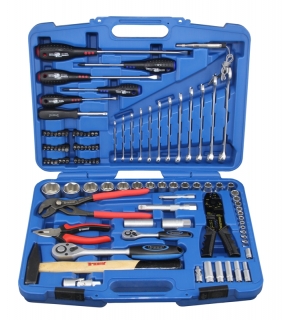 Súprava náradia, 1/4" + 1/2", Super-Lock 4 - 32 mm, 105 dielov, Triumf