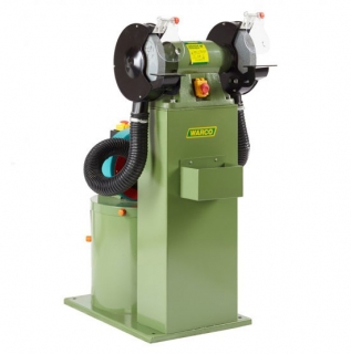 Robustná priemyselná brúska 10" so stojanom a odsávaním, 3 fázy - 55 kg, Warco