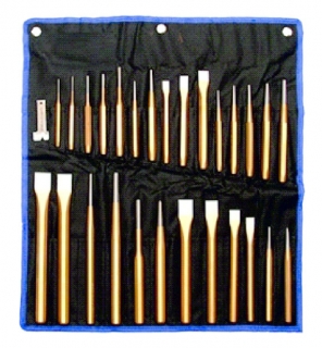 Vyrážače, sekáče a jamkári, súprava 28 dielov, Triumf