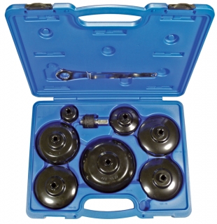 Hlavica nástrčné 1/2" na olejové filtre, sada 9 dielov, tvrdené CrMo, Triumf
