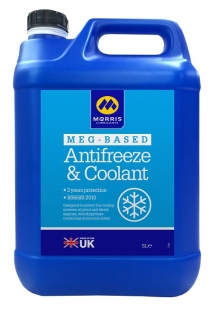 Morris MEG Antifreeze - modrá chladiaca kvapalina do motora, koncentrát, 5l