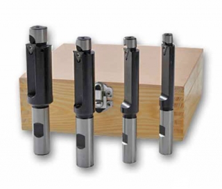 Záhlbníky s VBD plátkom pre hlavy inbusových skrutiek - sada 4 diely, Warco