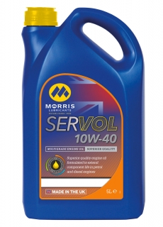 Morris Servol 10W-40, motorový olej - minerálny základ, 5l