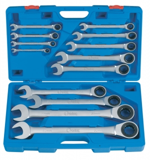 Kľúče očkoploché račňové 8 - 19 mm, sada 12 dielov, Condor Werkzeug