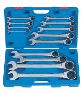 Kľúče očkoploché račňové 8 - 32 mm, sada 13 dielov, Condor Werkzeug