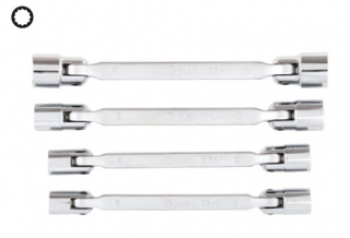 Kľúče nástrčné kĺbové, 4 diely, 20-32 mm, 12 - hrán, Condor Werkzeug