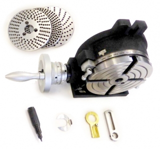 HV6, horizontálne-vertikálny otočný a deliaci stôl-150mm, 3 deliace kotúčiky, Warco