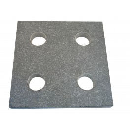 Granitový štvorec DIN 875/00, 100 x 100 x 20 mm, KM
