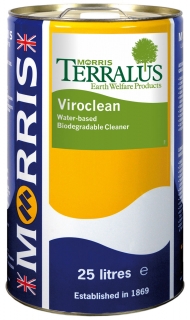 Morris Terralus Viroclean, ekologický čistič na stroje, motory a automobily, 25l