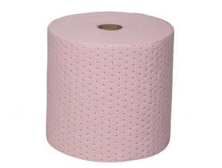 Chemický sorpčný koberec - spevnený ľahký perforovaný sorbent (40 cm x 50 m), RA