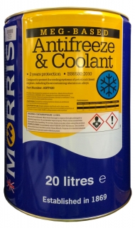 Morris MEG Antifreeze - modrá chladiaca kvapalina do motora, koncentrát, 20l