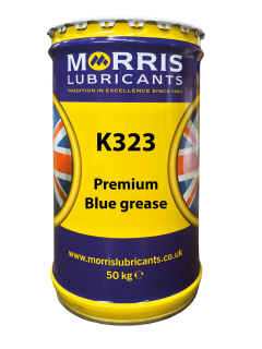 Morris K323 Premium Blue grease - vysoko odolná modrá vazelína proti vode a prachu, 50kg