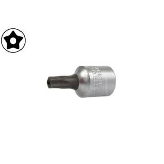 Hlavica zástrčná 1/4", Torx Security TS25, vŕtaný, Triumf