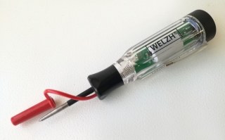 Skúšačka napätia auto-moto 6V, 12V a 24V, Welzh