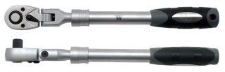 Račňa teleskopická 3/8" 72 zubov, s výkyvnou hlavou, s prepínacou páčkou a vyhadzovačom, 240-340 mm, Welzh