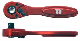 Mini račňa 1/4", 72 zubov, skelet-zliatina hliníka, extra ľahká, Welzh